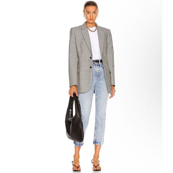 GRLFRND Karolina High Rise Straight Crop in Queens - Picture 1 of 12